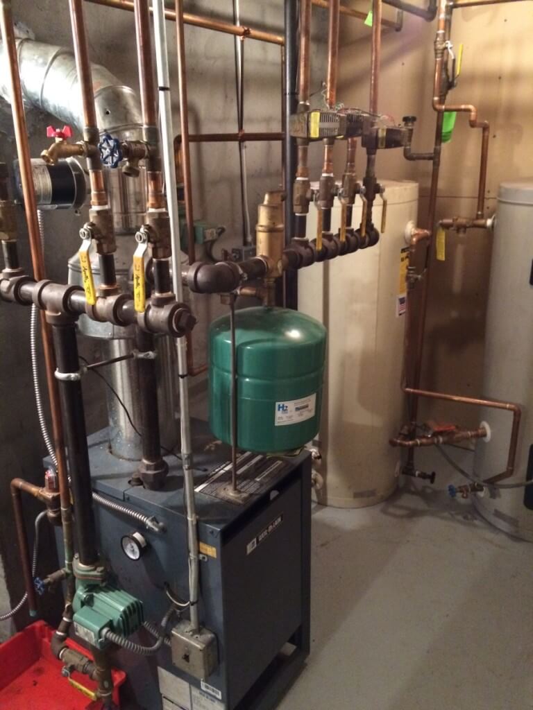 Boiler installed by Winters Home Services on Beaver Rd, Weston